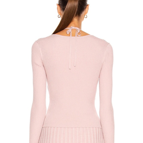 Jonathan Simkhai Alexia Compact Long-Sleeve Top - Picture 8 of 14